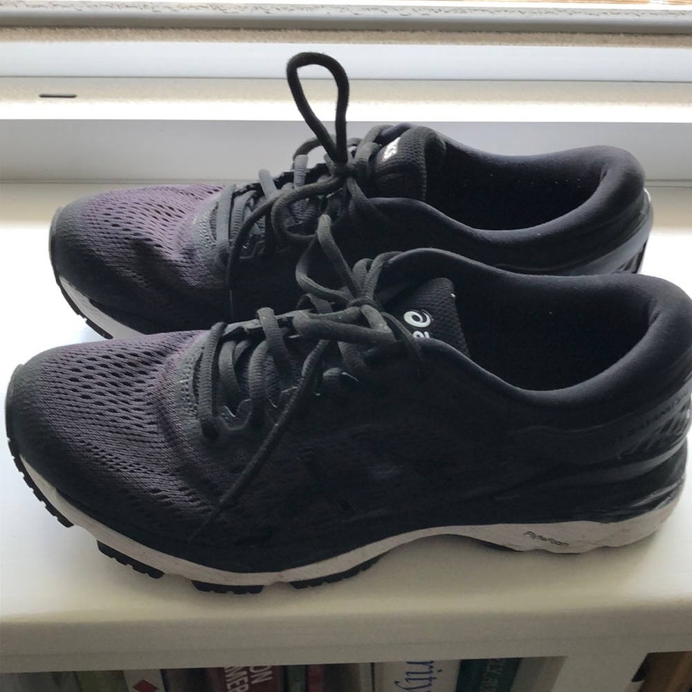 Asics Gel Kayano 24 running shoes.